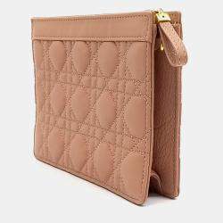 Dior Pink Leather Caro Chain Crossbody Bag