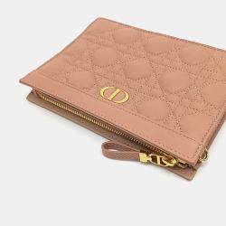 Dior Pink Leather Caro Chain Crossbody Bag