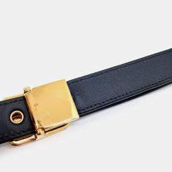 Pre Owned Dior Navy Blue Fabric Oblique 30 Montaign Bag