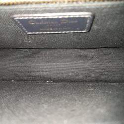 Pre Owned Dior Navy Blue Fabric Oblique 30 Montaign Bag