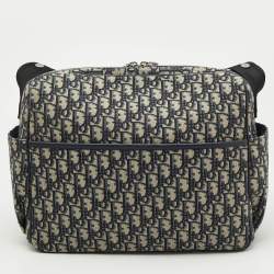 Dior Navy Blue Oblique Canvas Changing Bag
