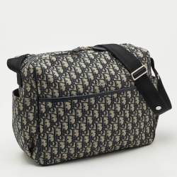 Dior Navy Blue Oblique Canvas Changing Bag