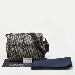 Dior Navy Blue Oblique Canvas Changing Bag