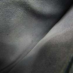 Pre Owned Dior Light Blue Gray Leather Saddle Shoulder Bag