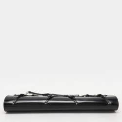 Pre Owned Dior Black Leather bondage Shoulder Bag