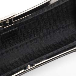Pre Owned Dior Black Leather bondage Shoulder Bag