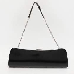 Pre Owned Dior Black Leather bondage Shoulder Bag