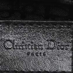 Pre Owned Dior Black Leather bondage Shoulder Bag