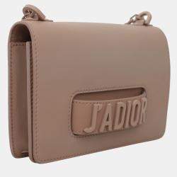 Pre Owned Dior Dusty Pink Ultra Matte J'Adior Chain Flap Bag