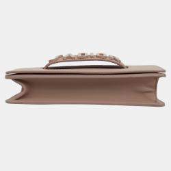 Pre Owned Dior Dusty Pink Ultra Matte J'Adior Chain Flap Bag