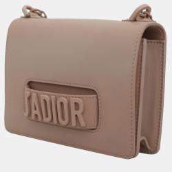 Pre Owned Dior Dusty Pink Ultra Matte J'Adior Chain Flap Bag