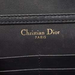Pre Owned Dior Gold Leather Diorama Wallet on Chain