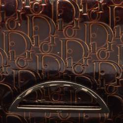 مملوكة مسبقًا Dior Brown Diorissimo Patent Leather Malice Hobo