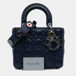 Dior Blue Small Lambskin Cannage My ABCDior Lady Dior Bag