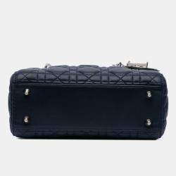Dior Blue Small Lambskin Cannage My ABCDior Lady Dior Bag