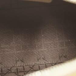 مملوكة مسبقًا Dior Cream Cannage Patent Leather Medium Lady Dior Tote