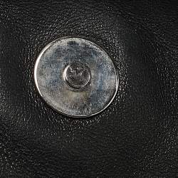 Pre Owned Dior Black Cannage Leather Whipstitch Hobo