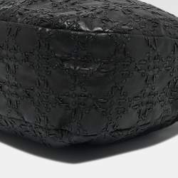 Pre Owned Dior Black Cannage Leather Whipstitch Hobo