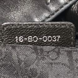Pre Owned Dior Black Cannage Leather Whipstitch Hobo