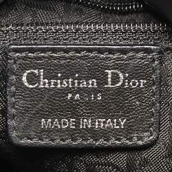 Pre Owned Dior Black Cannage Leather Whipstitch Hobo
