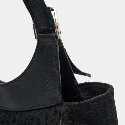 مملوكة مسبقًا Dior Black Oblique Canvas and Leather Street Chic Pocket Bag