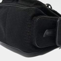 مملوكة مسبقًا Dior Black Oblique Canvas and Leather Street Chic Pocket Bag