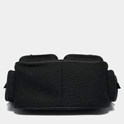 مملوكة مسبقًا Dior Black Oblique Canvas and Leather Street Chic Pocket Bag