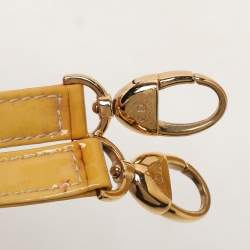 Pre Owned Dior Beige Patent Leather Large Lady Dior Tote