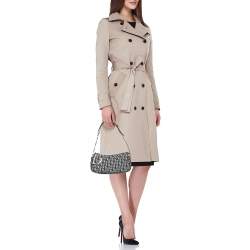 Pre Owned Dior Blue Oblique Canvas and Leather Diorissimo Shoulder Bag