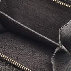 Dior Black Oblique Canvas Lady Dior Trifold Wallet