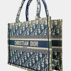 Dior Multicolor Canvas Small Book Tote Bag