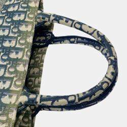 Dior Multicolor Canvas Small Book Tote Bag