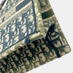 Dior Multicolor Canvas Small Book Tote Bag