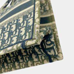 Dior Multicolor Canvas Small Book Tote Bag