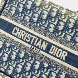 Dior Multicolor Canvas Small Book Tote Bag