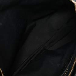 Pre Owned Dior Black Cannage Leather Lady Dior Zip Shopper Tote