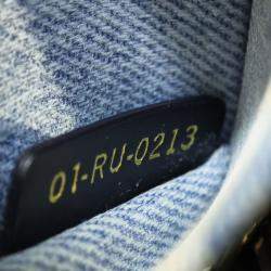 Dior Blue Denim Small Macrocannage Lady D-Joy Shoulder Bag
