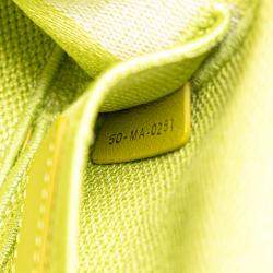 Dior Light Green Canvas Small Toile De Jouy Diortravel Vanity Case Shoulder Bag