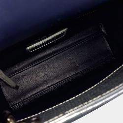 Pre Owned Dior Silver Leather Lady Mini Bag