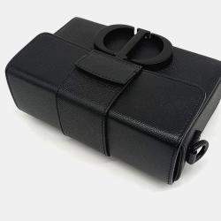 Dior Black Leather Montaine Box Bag