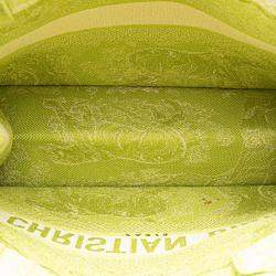 Dior Green Medium Canvas Embroidered Dioriviera Toile De Jouy Book Tote Bag