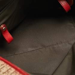 Pre Owned Dior Multicolor Oblique Canvas and Leather Trotter Rasta Bowler Bag