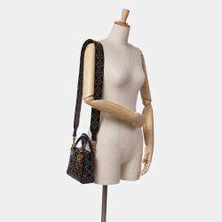 Dior Black Mini Lambskin Cannage Studded Supple Lady Dior Bag