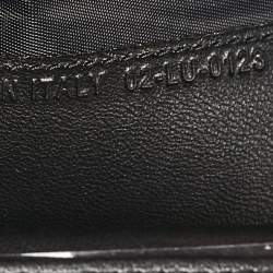 Dior Black Cannage Patent Leather Lady Dior French Wallet