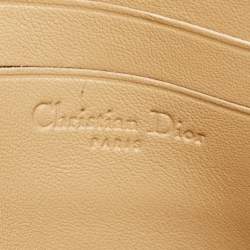 Dior Beige Cannage Patent Leather Miss Dior Promenade Chain Pouch