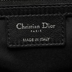 Pre Owned Dior Black Cannage Leather Large Soft Lady Dior Shopper Tote