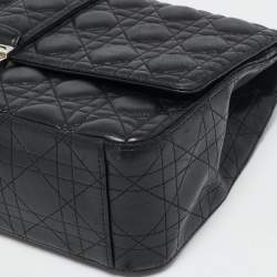مملوكة مسبقًا Dior Black Cannage Leather Large Miss Dior Flap Bag