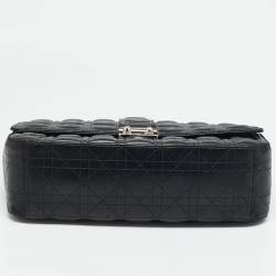 مملوكة مسبقًا Dior Black Cannage Leather Large Miss Dior Flap Bag