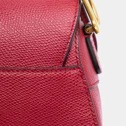 Dior Red Mini Leather Saddle Shoulder Bag