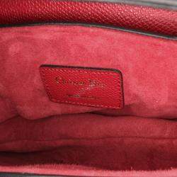 Dior Red Mini Leather Saddle Shoulder Bag